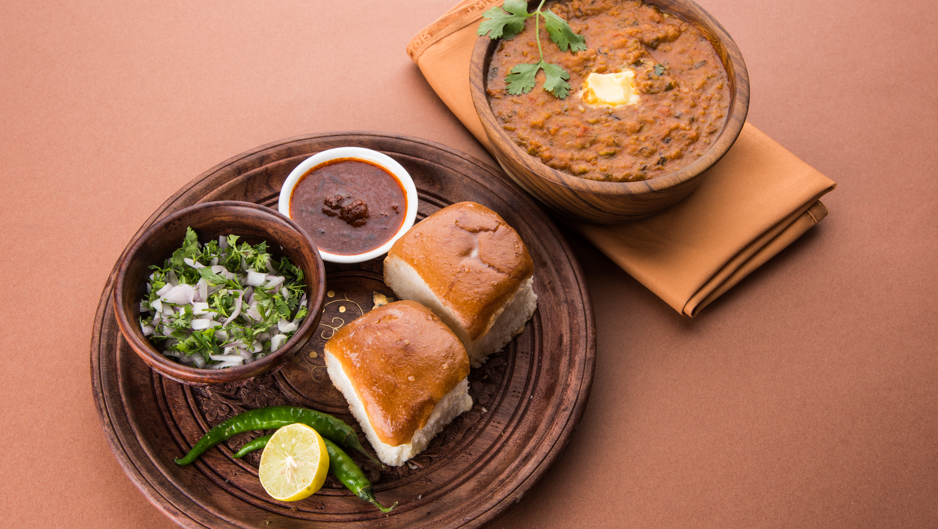 Get new experience with Paw bhaji